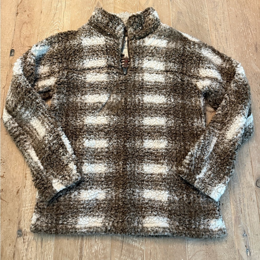DYLAN Sherpa Quarter Zip EUC! Size L